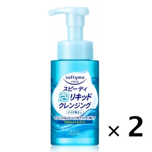 Kose Softymo Speedy Cleansing Foam Liquid Makeup Remover 2Pack Set Made in Japan - Picture 1 of 2