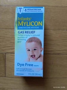 Infants' Mylicon Gas Relief Dye Free Drops 1.0floz 100 Doses Exp 9/2025 Sealed  - Picture 1 of 5