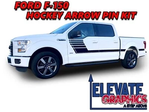 For Ford F-150 Graphics Side Hockey Arrow Stripes Vinyl Decal Sticker 2009-2020 - Picture 1 of 14