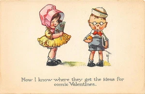 Twelvetrees Signed Comic Valentine Postcard - Picture 1 of 2