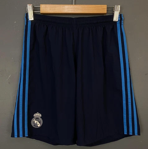 MEN'S ADIDAS FC REAL MADRID 2015/2016 SHORTS PANTALONES FOOTBALL SOCCER SIZE M Cover