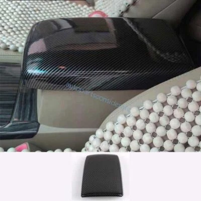 For Toyota Highlander 2008-2013 ABS Carbon Fiber Center Console Armrest Box Trim - Image 1 of 4