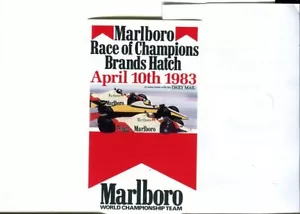Race of Champions 1983 Marlboro adesivo originale autocollante mai usato - Foto 1 di 1