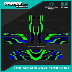 OTK M7/M10 KART STICKER KIT - MATRIX - COLOUR 2 - CUSTOMISABLE - Picture 1 of 3