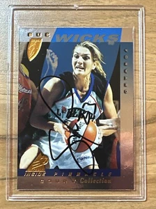 Sue Wicks 1997 Pinnacle Inside Court Collection Autographed Rookie #30 - Picture 1 of 3