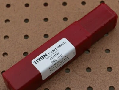 TITAN CD67522 AIRCRAFT EXTENSION DRILL 6" 135°  11/32" FLUTE 3-7/16" PACK of 6 - Image 1 of 2