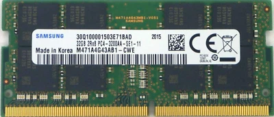 32GB DDR4 3200Mhz PC4-25600 1.2V 2Rx8 260-Pin SODIMM Laptop RAM Memory Module M4 - Image 1 of 2