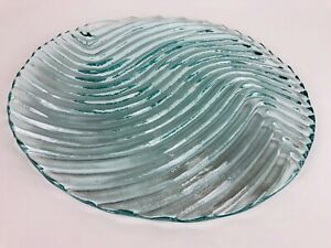 Crystal Blue Decorative Wave Plate