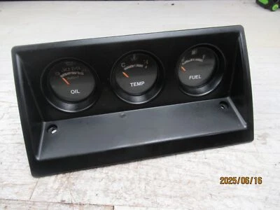 Juego de trío de medidores de tablero Isuzu Trooper 1989 1990 1991 medidores de temperatura de combustible de aceite de motor original Foto 1 de 4