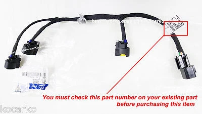 Cable de bobina de encendido OEM KIA Opirus/Amanti Carnival/Sedona 2,7 L 06-10 #396103E600  Foto 1 de 4