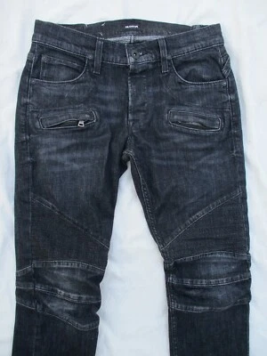 Hudson Blinder Skinny Biker Negro Elástico Denim Moto Slim Jeans 29 33 Foto 1 de 4