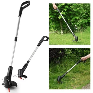 2 Types Cutting Blades Electric Cordless Lawn Trimmer Grass Trimmer Weed Edger - Picture 1 of 12