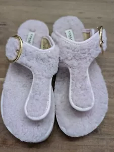Coach Damen Hollie Lammfell Flip Flop Gr. 7B pink - Bild 1 von 4