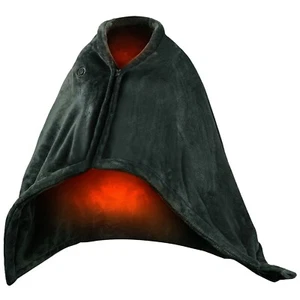 Heated Blanket Electric USB Heated Blanket Washable Winter Poncho Shawl Wrap - Picture 1 of 12