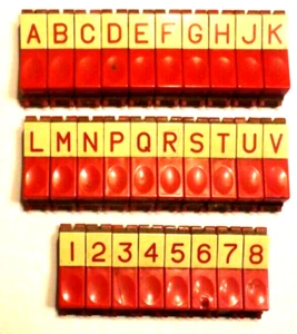 SEEBURG Q 160 part: COMPLETE SET OF BUTTONS - A to V & 1 - 8 - Picture 1 of 7