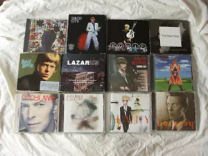 16 DAVID BOWIE CDs LIVE REALITY HEATHEN EARTHLING OUTSIDE DERAM LAZARUS NEXT DAY - Picture 1 of 16