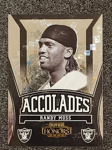 2005 Playoff Honors Accolades #A-43 Randy Moss Oakland Raiders /699 - Picture 1 of 4