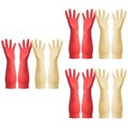 6 pairs of Dishes Washing Gloves Non- Gloves Housework Gloves Kitchen