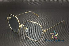 Gucci GG1285SA-004 Gold Gold Light Blue Sunglasses
