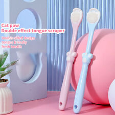 Cat Claw Tongue Scraper Cleaner Oral Mouth Hygiene Dental Tongue Coating Brush