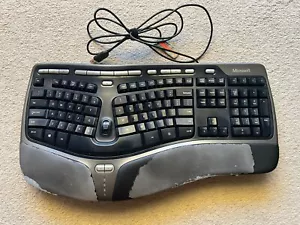 Microsoft Ergonomic Keyboard 4000 V1.0 1048 USB Wired - Tested and Working - Picture 1 of 6