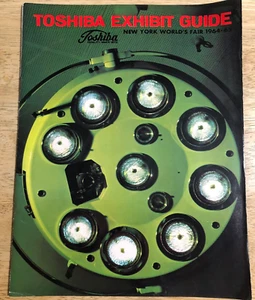 Vintage 1964-65 NY Worlds Fair Souvenir - Toshiba Exhibit Guide Booklet - Bild 1 von 6
