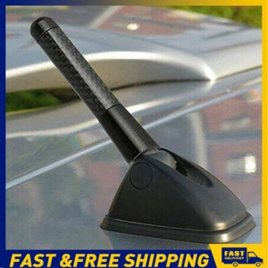3" For Chevrolet Silverado Car short Antenna Carbon Fiber Radio Style FM & AM - Picture 1 of 8