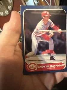 1986 Fleer #181 Andy McGaffigan Cincinnati Reds - Picture 1 of 2