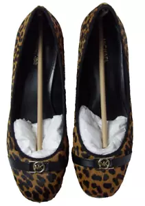 Michael Kors Designer Mindy Flex Ballet Pumps - Cheetah Haircalf/Leather Size 7M - Picture 1 of 11