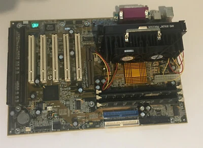 Gigabyte GA-7IX + Athlon 600 Slot A inkl. Kühler 2F Set - Bild 1 von 4