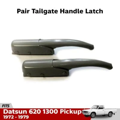 For Datsun 620 Pickup Truck 1972-79 Tailgate Cargo Door Handle Latch LH+RH GUS Foto 1 de 4