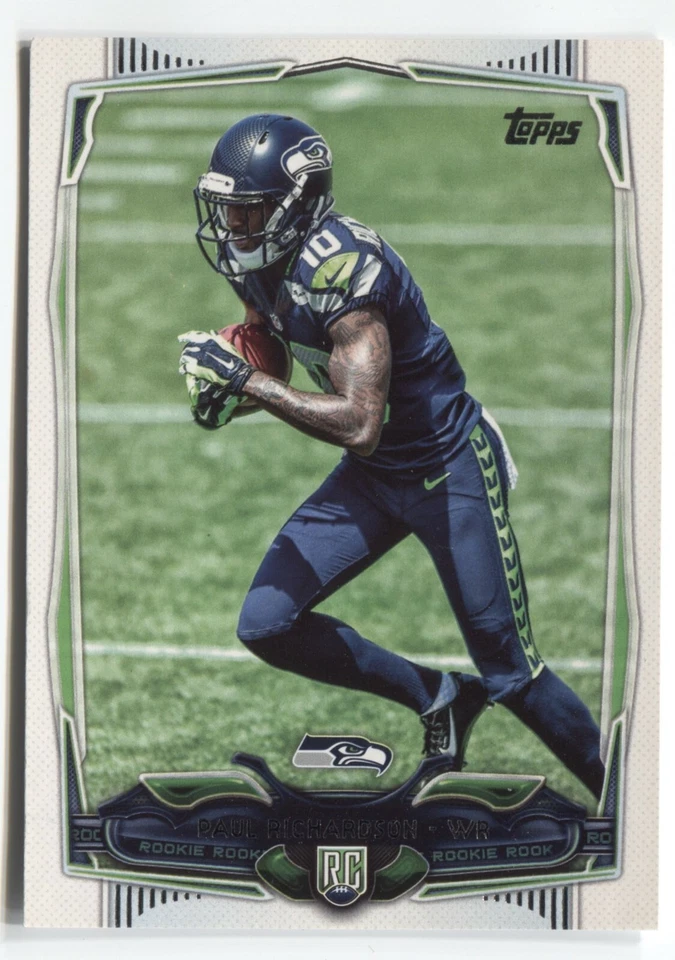 2014 Topps Football PAUL RICHARDSON RC Base Rookie Card #401  - SEATTLE SEAHAWKS - Image 1 of 1