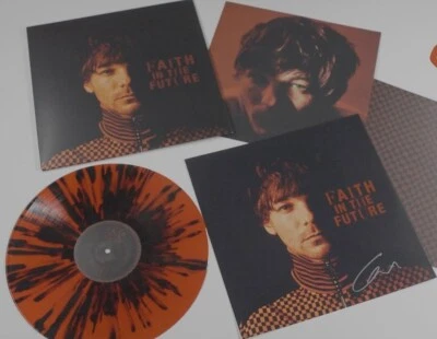 Louis Tomlinson Faith in the Future LTD Signed Edition Black Red Splatter Vinyl - Image 1 of 4