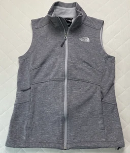 The North Face Vest Women’s Small Full Zip Heather Gray Softshell - Picture 1 of 10