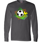 Inktastic Soccer Ball And Net Long Sleeve T-Shirt Sports Game Match Play Kick Jc