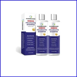 2Pcs Anti-Dandruff Shampoo for Scalp Psoriasis Relief - Natural & Unscented - Picture 1 of 10