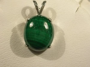 12x10mm Malachite Pendant - Picture 1 of 1