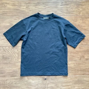 Uniqlo AIRism Cotton Oversized T-Shirt Half-Sleeve Size S Gray - Picture 1 of 7