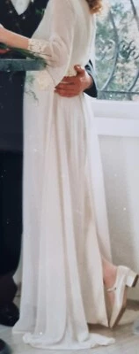 belgisches Designer Brautkleid Gr. 40 Empire - Stil 2-teilig - Bild 1 von 4