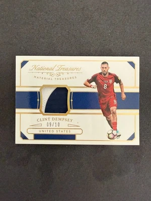 2018 Panini NT - Material Treasures /10 Clint Dempsey #MT-CD  - Image 1 of 2