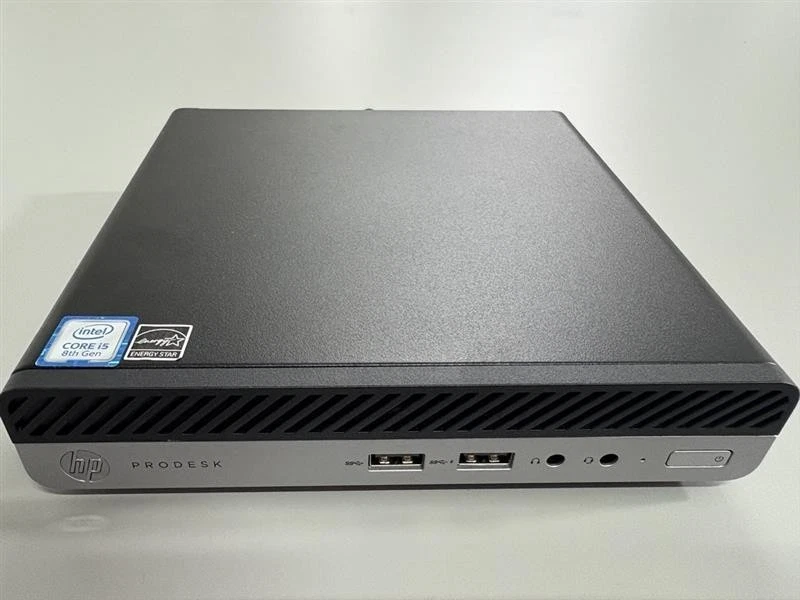 HP ProDesk 400 G4 Mini Micro i5-8500T 2.1GHZ 8 GB 256GB SSD Windows 11 WiFi BT Foto 1 de 1