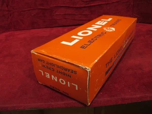 ORIGINAL  EMPTY BOX FOR LIONEL 6822 SEARCHLIGHT CAR  POSTWAR - NO RESERVE~lot 15 - Picture 1 of 12
