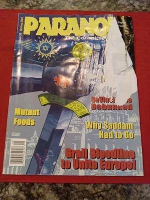 PARANOIA mag #35 2004 Conspiracy Paranormal GARY LACHMAN Satan UFO Water damage Foto 1 de 4