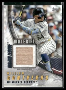 2025 Topps Series 2 William Contreras Major League Material Relic #MLM2-WC - Picture 1 of 2