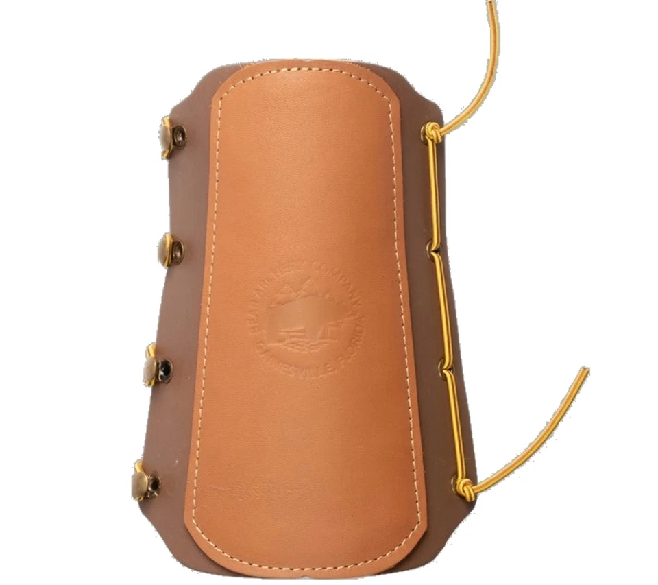 Bear Archery Traditional Logo Leather Arm Guard #AT100AG - Image 1 of 1
