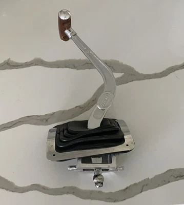 VW Volkswagen Flat4 Flat Four Eliminator Shifter Wood Beetle Ghia Chrome - Image 1 of 4