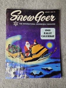 Vintage January 1968 Snow Goer International Snowmobile Magazine *Read* - Picture 1 of 6