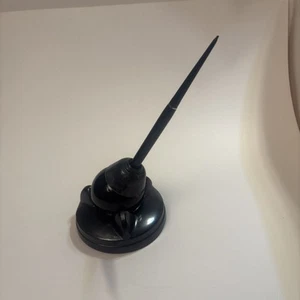 Vintage Deco Modern Zephyr Swivodex Ink Well Swivel Stand Desk Fountain Pen - Picture 1 of 8