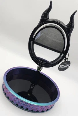 Bath & Body Works Disney Villains Maléfica Espejo Cuidado Corporal Bandeja Cosmética NUEVO Foto 1 de 4