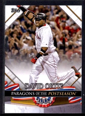 2022 Topps Update Paragons of the Postseason David Ortiz Boston Red Sox #PP-2 - Image 1 of 2